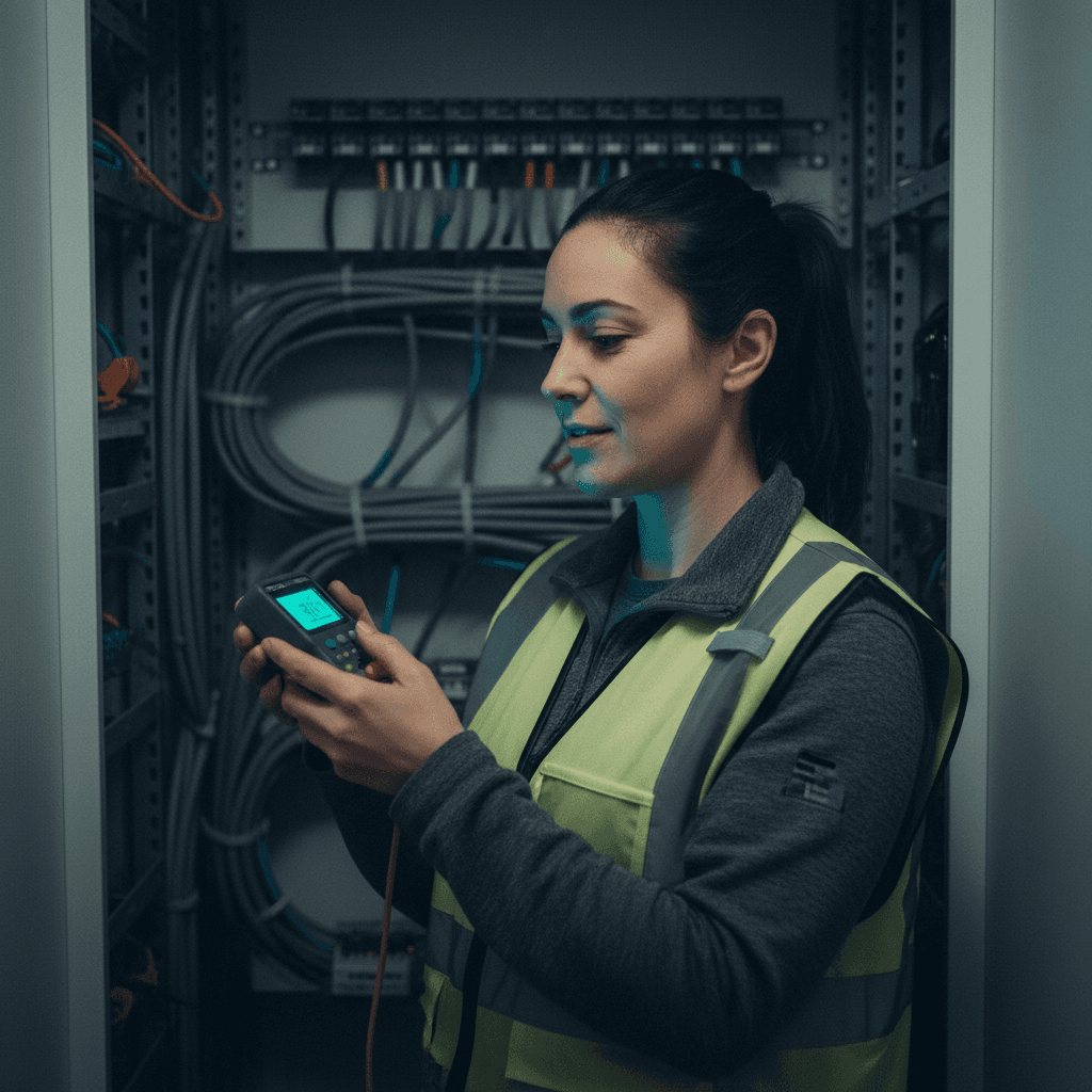 Documentary portrait of a mdu operator (Apartment riser)