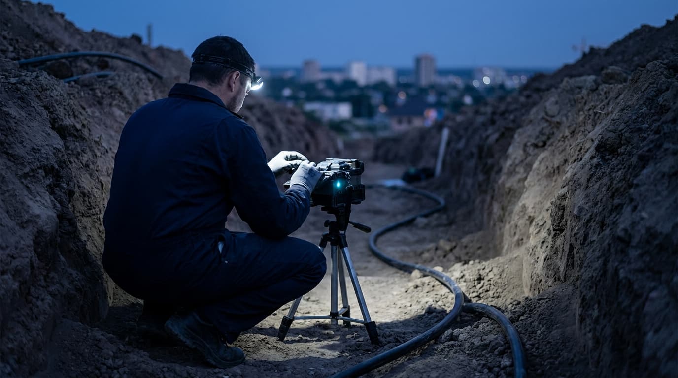 A documentary photograph that captures the operational reality behind Sonar's FIBER module.