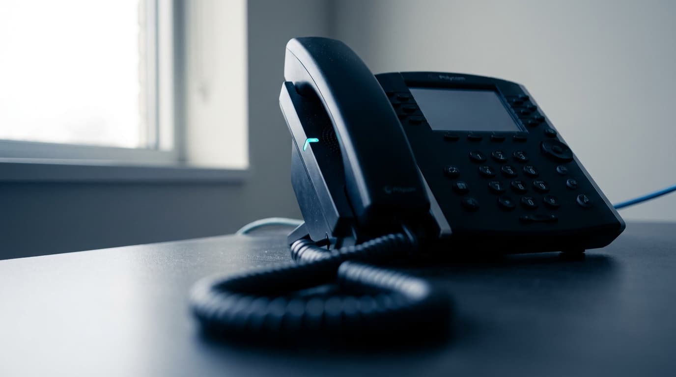 A documentary photograph that captures the operational reality behind Sonar's VoIP module.