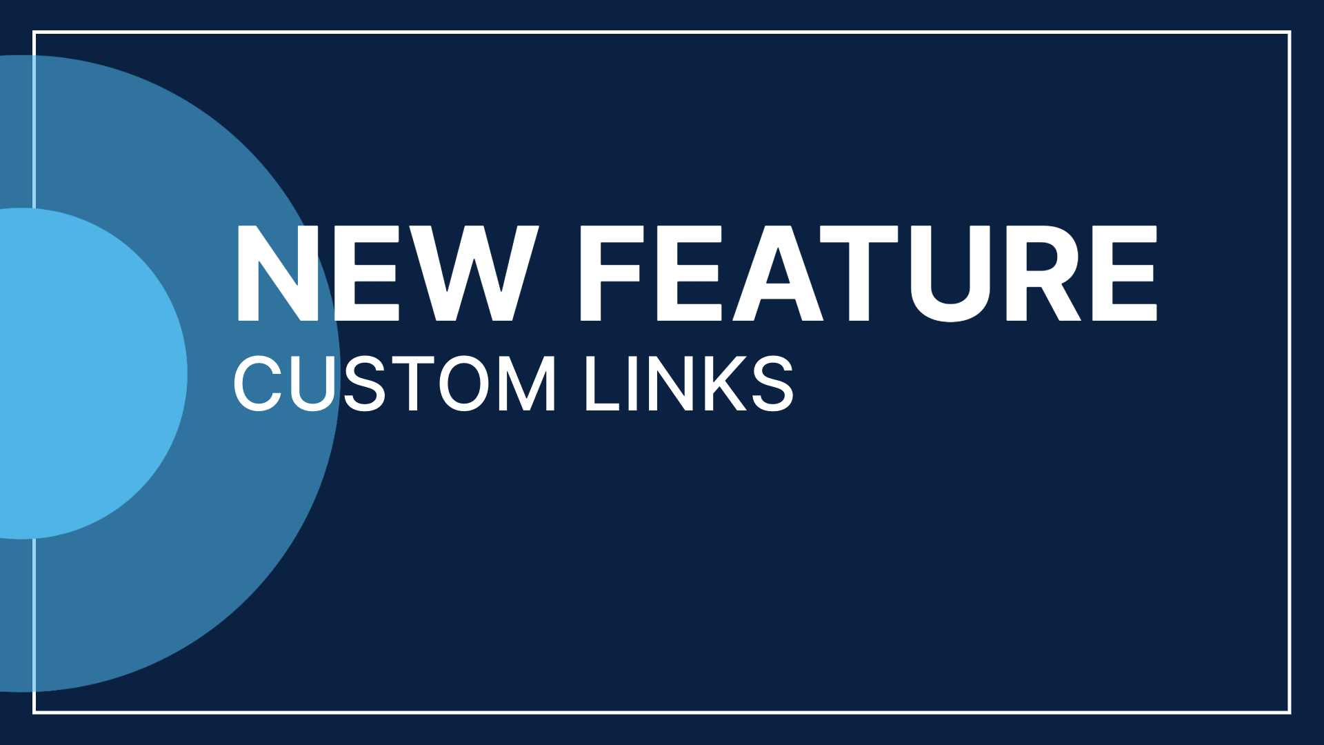 CUSTOM LINKS FEATURE