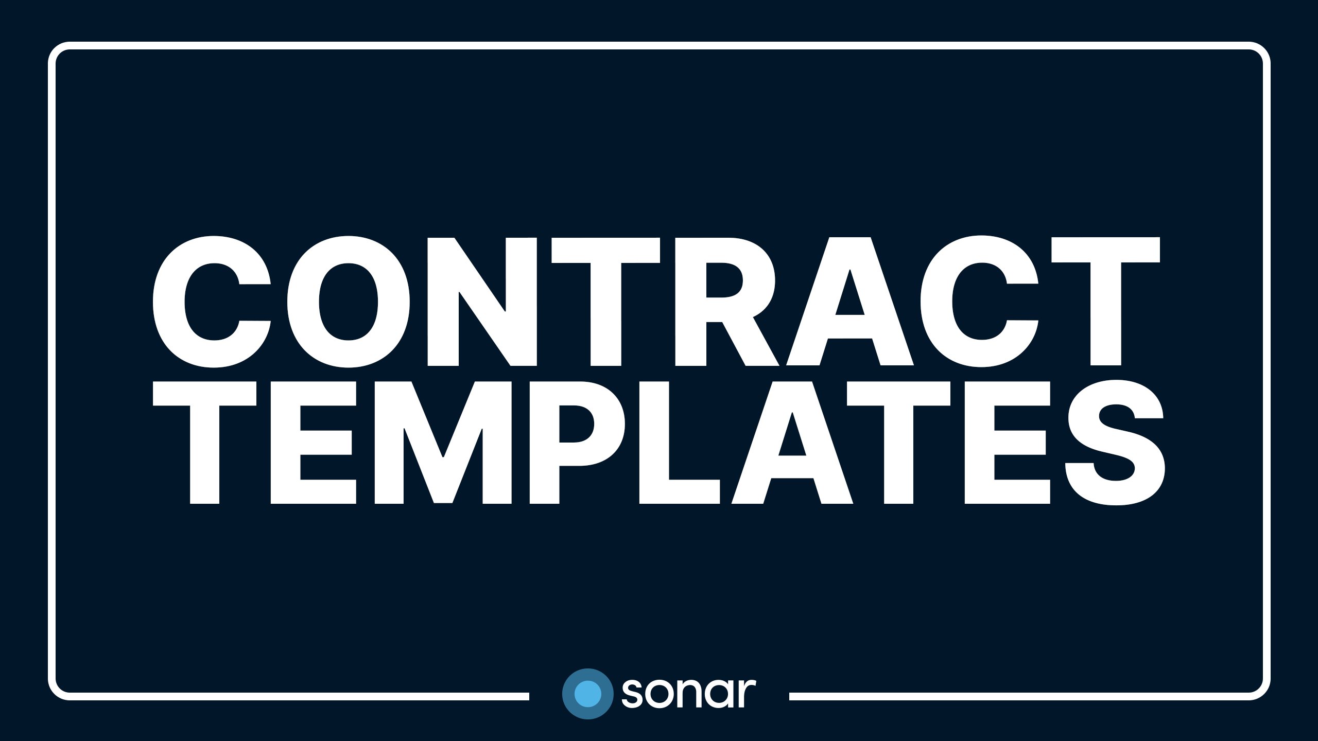 Contract Templates