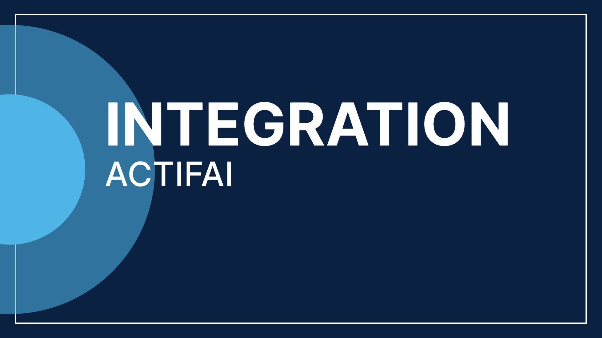 Integration: Actifai