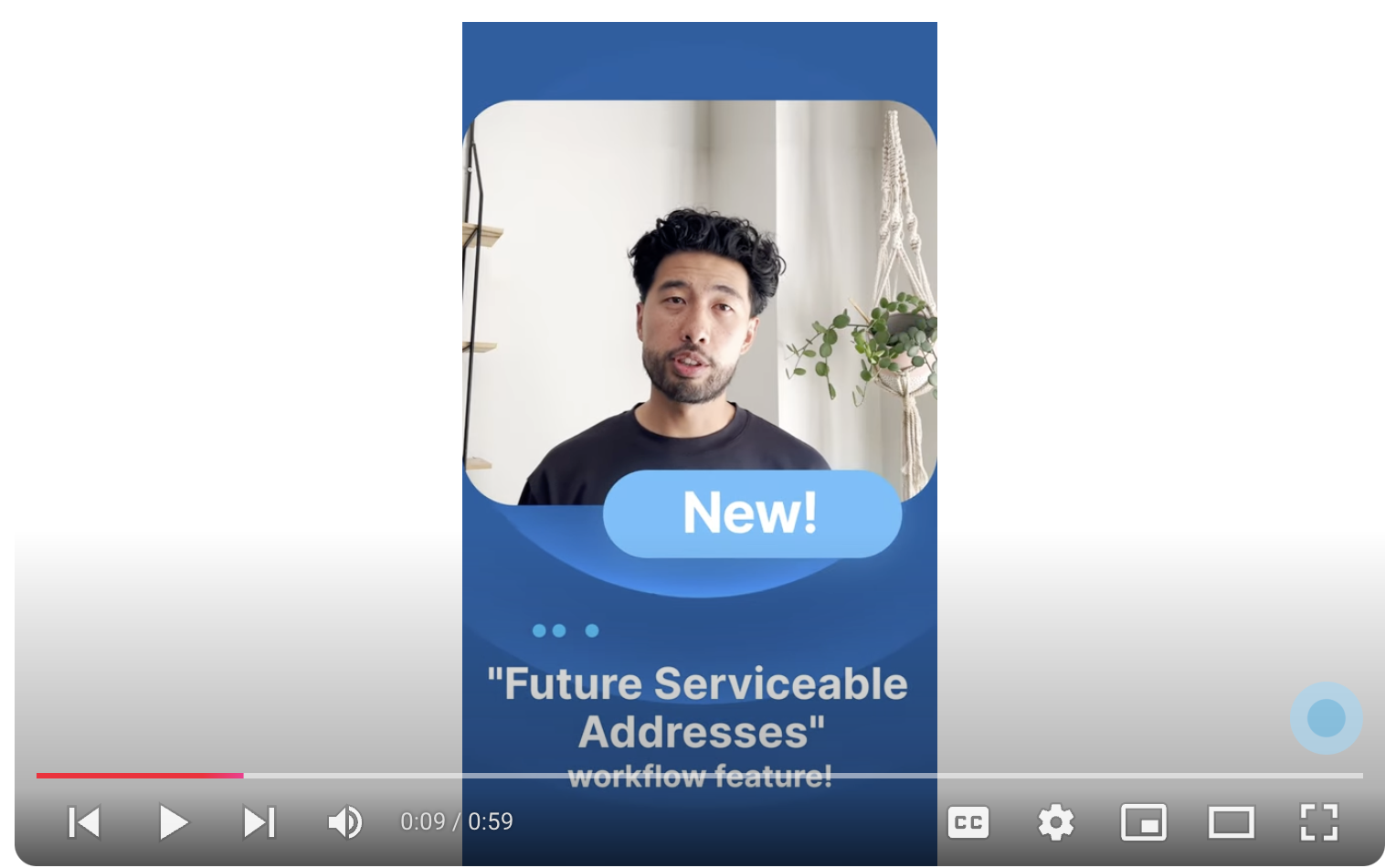 Sonar in 60: Future Serviceable Addresses