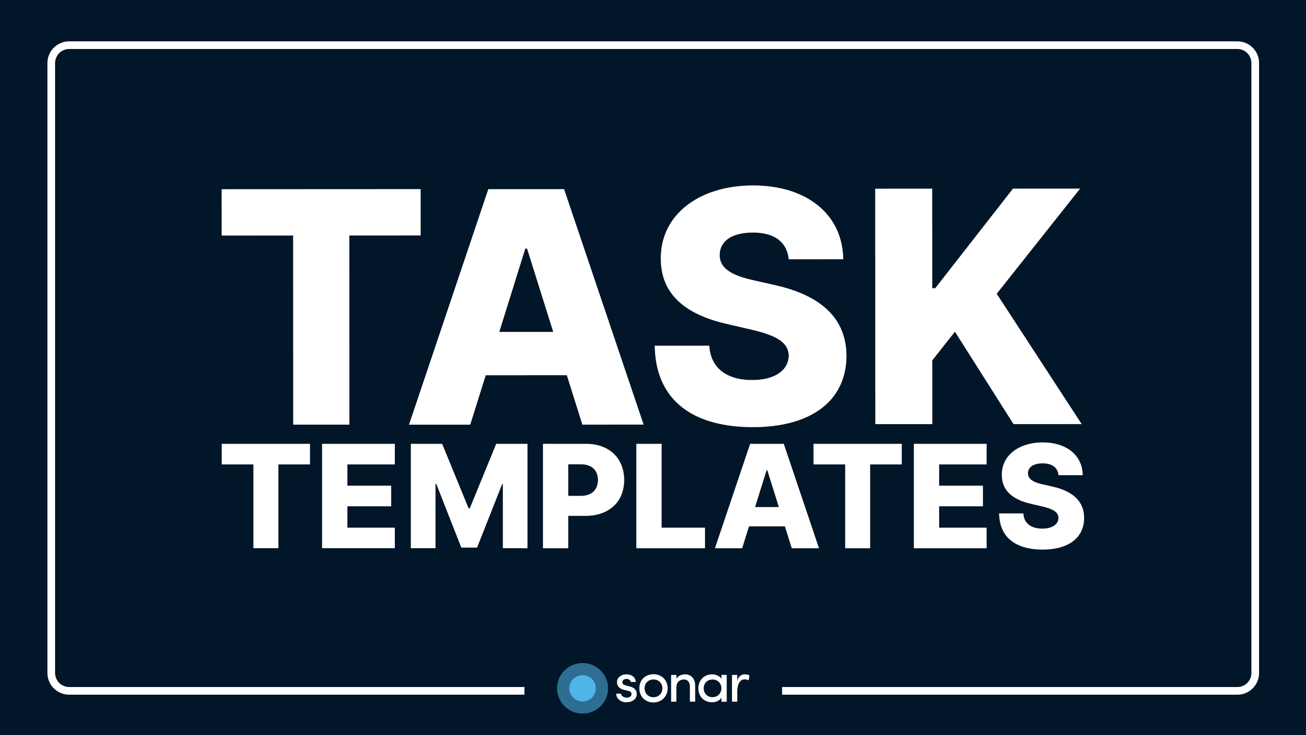 Task Templates